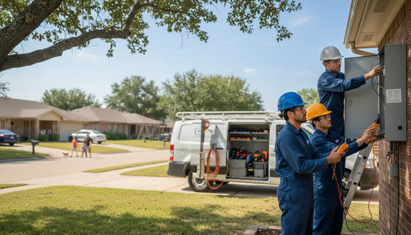 Certified electrician providing emergency electrical services in Warr Acres, OK